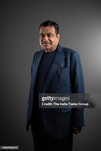 New Delhi, India – December 09: Nitin Gadkari, Union Roads and Transport minister, at Agenda Aajtak 2022 in Delhi on December 09, 2022.