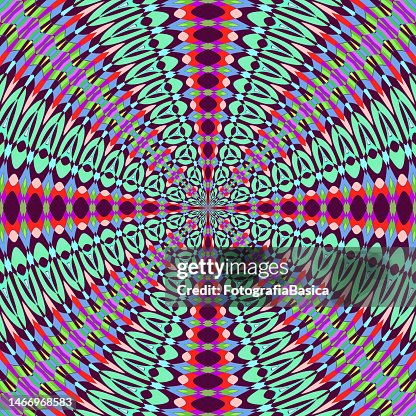 Abstract multi colored radial pattern Abstract multi colored radial pattern