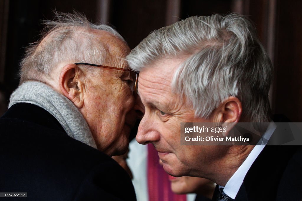 Belgium Royal Family Attend Annual Mass In Memory Of Deceased Members Of The Royal Family At The Notre-Dame De Laeken Church