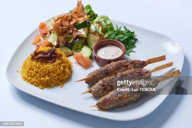 lebanese food - cucina del medio oriente foto e immagini stock