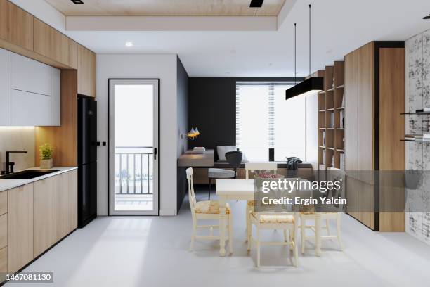 458 Studio Apartment With Kitchen Stock Photos, High-Res Pictures, and ...