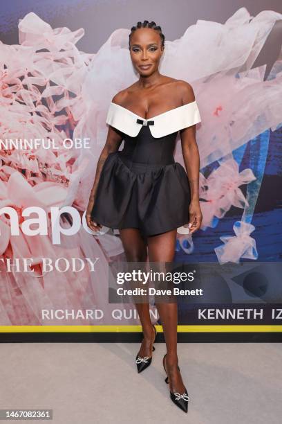 Lorraine Pascale attends a private view of "Vogue x Snapchat: Redefining The Body" curated by Edward Enninful OBE, on Regent Street on February 17,...