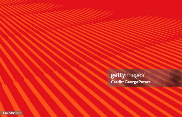 virtual reality technology landscape - wireframe landscape stock illustrations