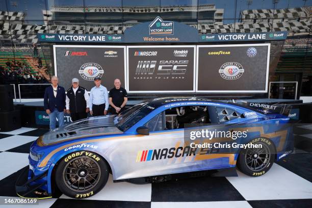 Officially unveiled the Next Gen Chevrolet Camaro ZL1 and livery it plans to race as the Garage 56 entry in the 2023 24 Hours of Le Mans at Daytona...