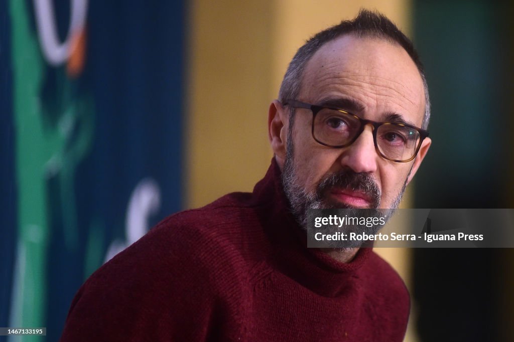 Niccolò Ammaniti presents the book Intimate Life at Borsa Hall News  Photo - Getty Images