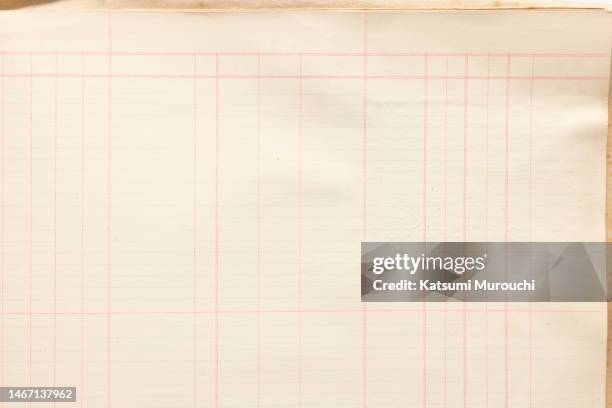 old account book paper background - accounting ledger stock pictures, royalty-free photos & images