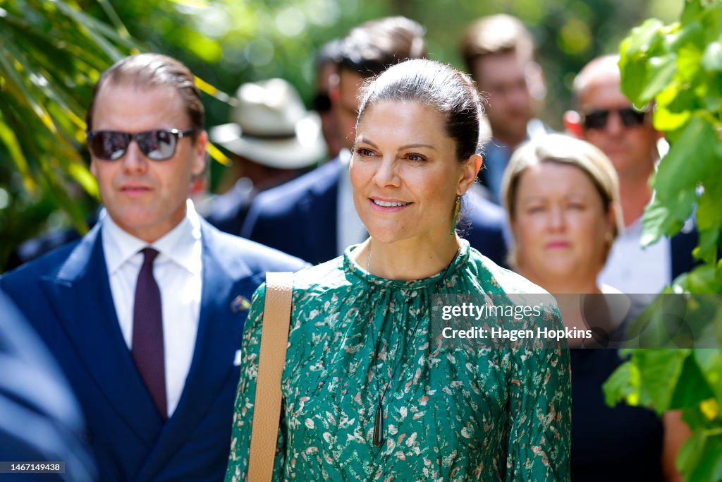 Crown Princess Victoria & Prince Daniel Of Sweden Visit New Zealand