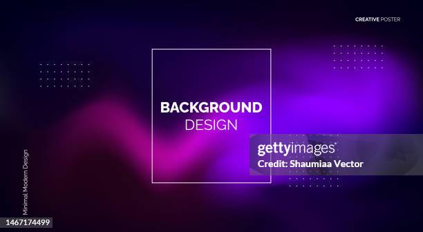 abstract blurred gradient fluid vector background design wallpaper template with dynamic color, waves, and blend. futuristic modern backdrop design for business, presentation, ads, banner - soft focus stock illustrations