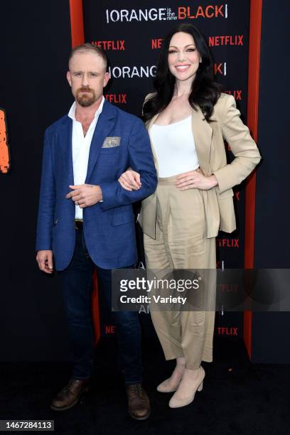 Ben Foster and Laura Prepon