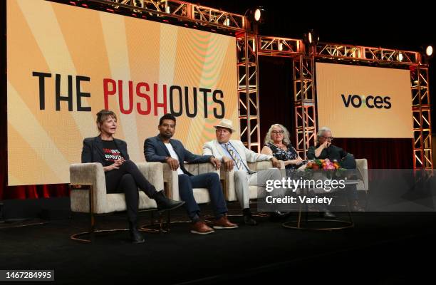 Katie Galloway, Dr. Victor Rios, Martin Flores, Dawn Valadez and Edward James Olmos