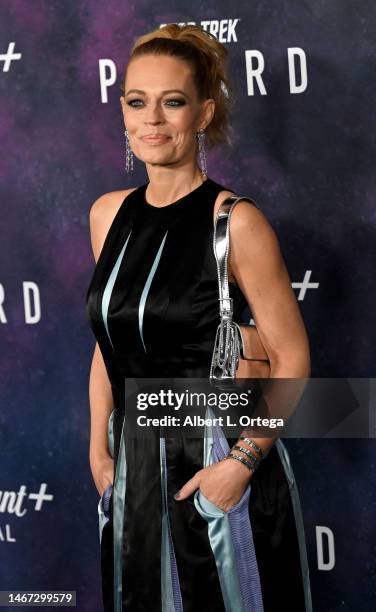 Jeri Ryan arrives for the Los Angeles Premiere Of The Third And Final Season Of Paramount+'s Original Series "Star Trek: Picard" held at TCL Chinese...