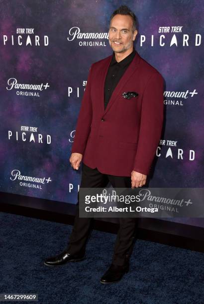 Tod Stashwick arrives for the Los Angeles Premiere Of The Third And Final Season Of Paramount+'s Original Series "Star Trek: Picard" held at TCL...