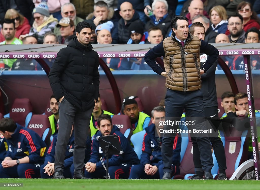 Aston Villa v Arsenal FC - Premier League