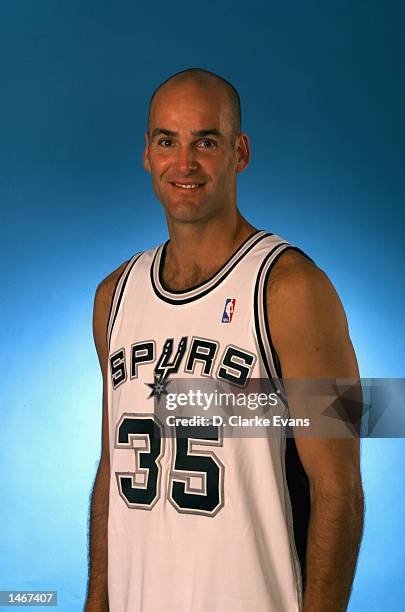 Danny Ferry of the San Antonio Spurs poses for a portrait during the Spurs Media Day on September 30, 2002 at Alamodome in San Antonio, Texas. NOTE...