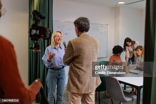 Interview Filming Position 186 Filming Interview Office Stock Photos, High-Res Pictures, and ...