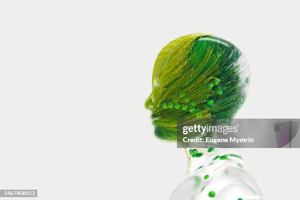 3d human glass head - head of policy stock pictures, royalty-free photos & images