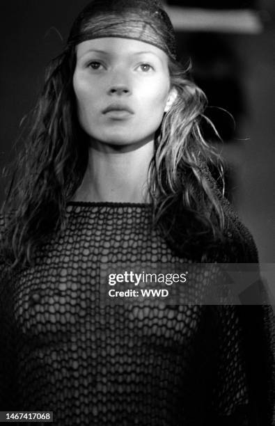 Model Kate Moss.