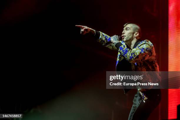 Rappers Natos y Waor during their performance at the Wizink Center, on February 18 in Madrid . The rappers from Madrid already have eight albums, all...