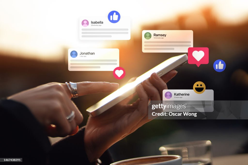 Connecting with social media network via smartphone