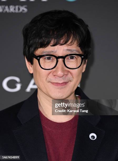 Jonathan Ke Quan attends the EE BAFTA Film Awards 2023 Nominees Party at The National Gallery on February 18, 2023 in London, England.