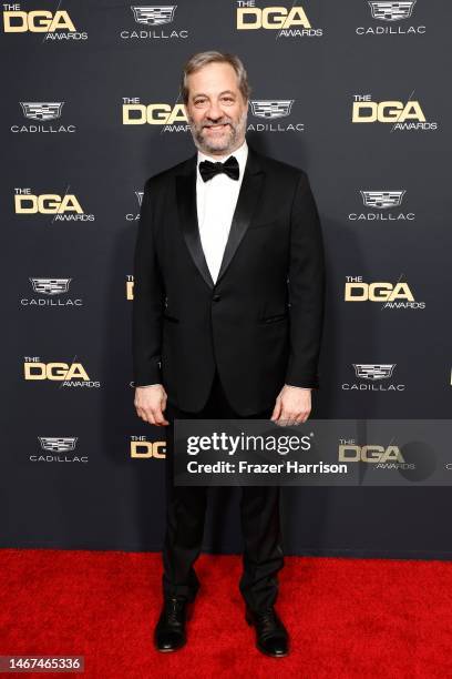 Host Judd Apatow attends the 75th Directors Guild of America Awards at The Beverly Hilton on February 18, 2023 in Beverly Hills, California.