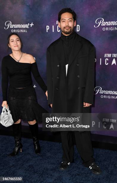 Joseph Lee arrives for the Los Angeles Premiere Of The Third And Final Season Of Paramount+'s Original Series "Star Trek: Picard" held at TCL Chinese...