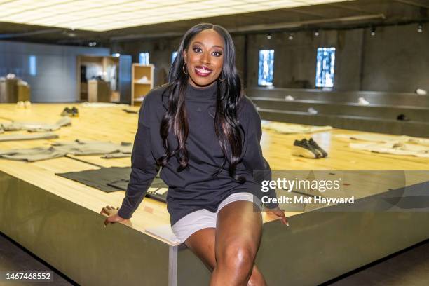Chiney Ogwumike attends the adidas Basketball "Remember The Why" All-Star Weekend athlete podcast on February 18, 2023 in Salt Lake City, Utah.