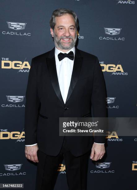 Judd Apatow arrives at the 75th Directors Guild Of America Awards at The Beverly Hilton on February 18, 2023 in Beverly Hills, California.