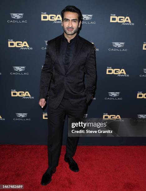 Kumail Nanjiani arrives at the 75th Directors Guild Of America Awards at The Beverly Hilton on February 18, 2023 in Beverly Hills, California.