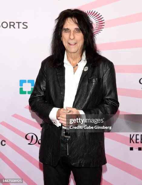 Singer Alice Cooper attends the 26th annual Keep Memory Alive "Power of Love Gala" benefit for the Cleveland Clinic Lou Ruvo Center for Brain Health...