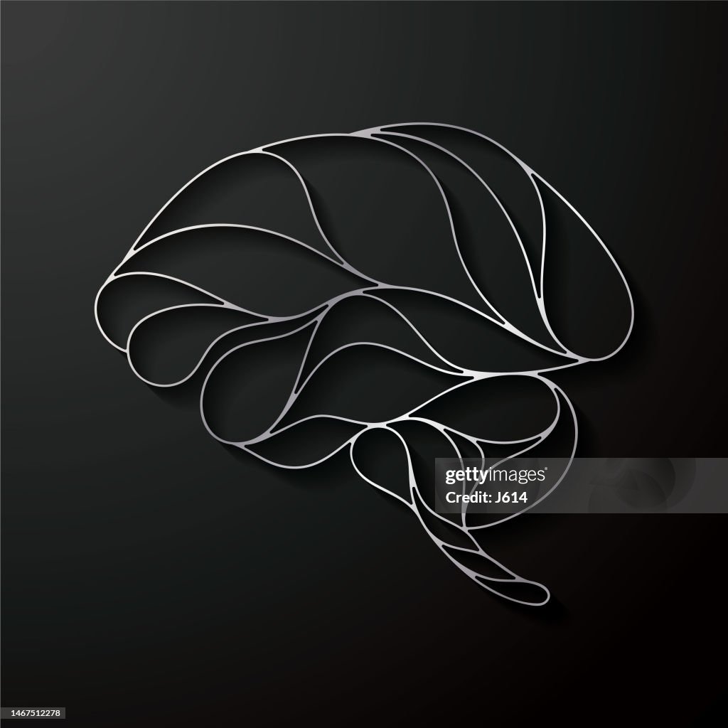 Brain Abstract Simple Abstract Human Brain High-Res Vector Graphic - Getty Images
