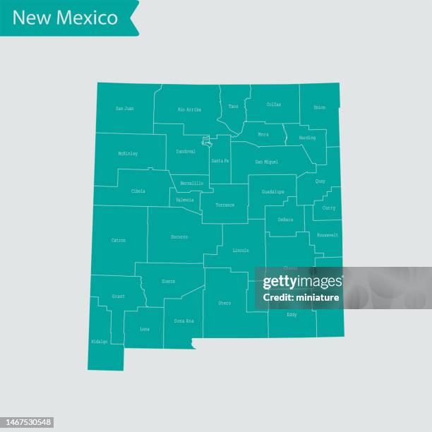 ilustraciones, imágenes clip art, dibujos animados e iconos de stock de nuevo méxico mapa - new mexico