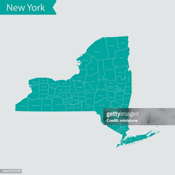 karte von new york - bundesstaat new york stock-grafiken, -clipart, -cartoons und -symbole