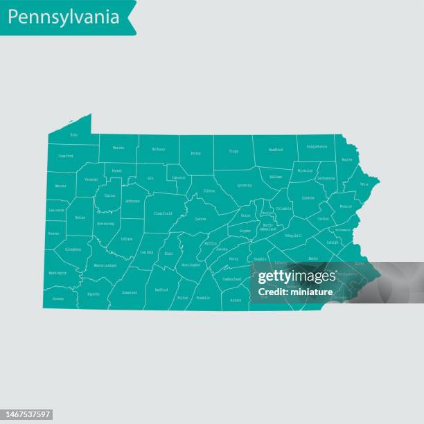 Pennsylvania Map High-Res Vector Graphic - Getty Images