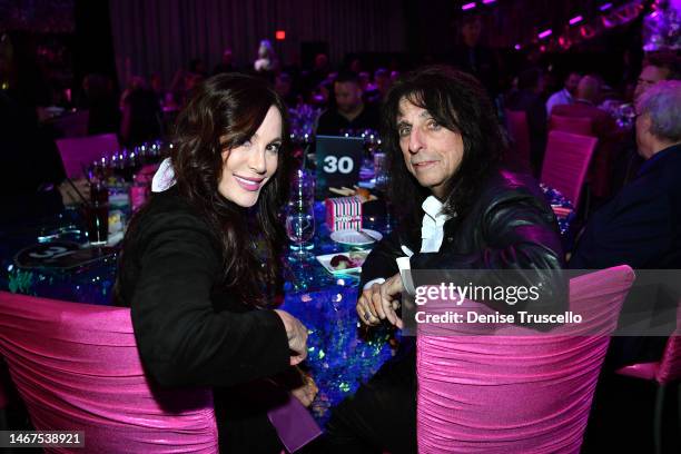 Sheryl Goddard and Alice Cooper attend Keep Memory Alive Hosts Star-Studded Lineup At 26th Annual Power Of Love Gala at MGM Grand Garden Arena on...