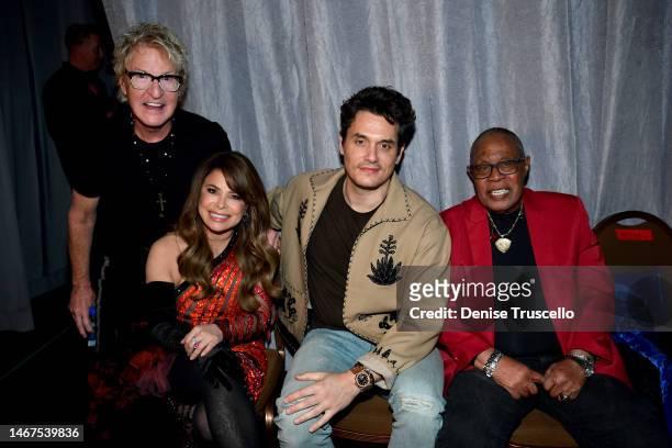 Kevin Cronin, Paul Abdul, John Mayer and Sam Moore attend Keep Memory Alive Hosts Star-Studded Lineup At 26th Annual Power Of Love Gala at MGM Grand...