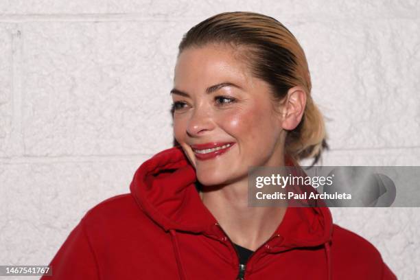 Actress Jamie King attends Tara Subkoff previews of her new art performance series "What Is Coming Is Going" at The Hole Gallery on February 18, 2023...