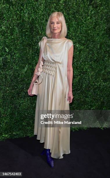 Joely Richardson attends the Charles Finch x CHANEL Pre-BAFTA Dinner at 5 Hertford Street on February 18, 2023 in London, England.