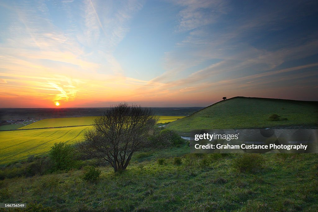 Ivinghoe sunset