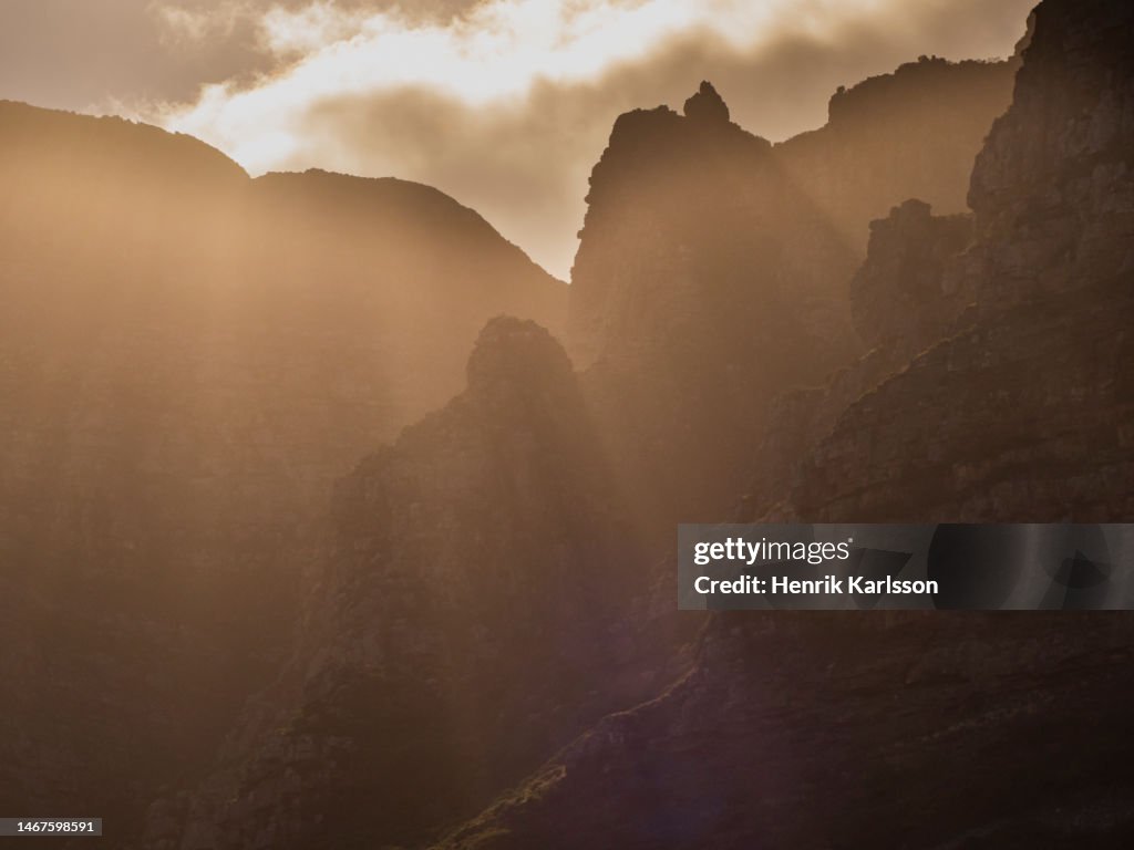 Sunrise at Table Mountain National Park, Cape Town