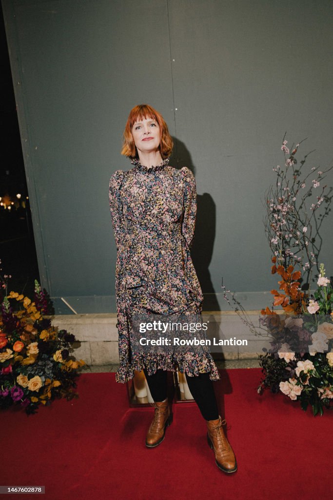 Rebecca Lenkiewicz attends the BAFTA Film Awards 2023 Nominees Party