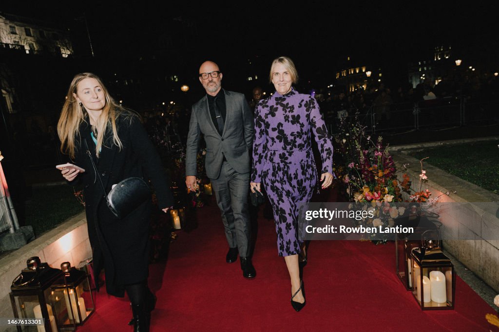 Jm Ras Jim Rash and Bev Dunn attends the BAFTA Film Awards 2023 Nominees ...
