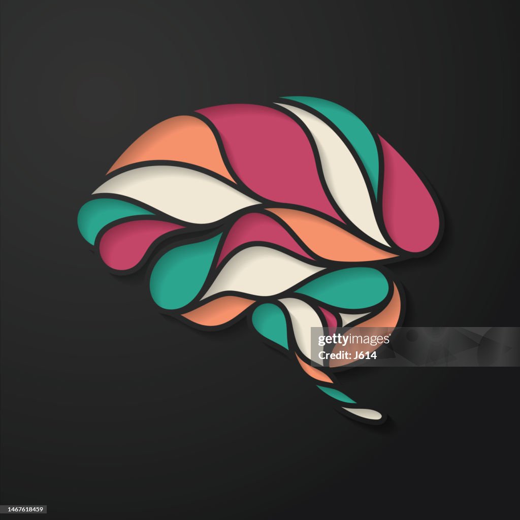 Abstract Human Brain High-Res Vector Graphic - Getty Images