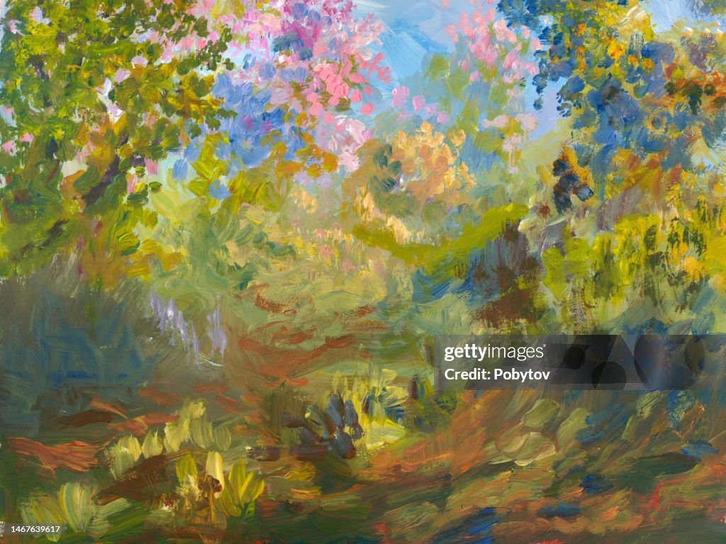 Spring cherry blossom sketch