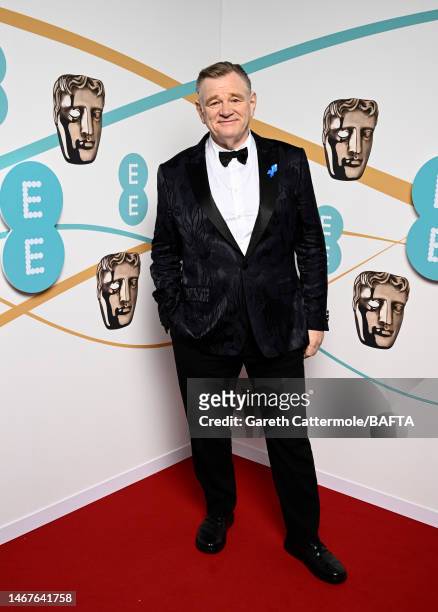 Brendan Gleeson attends the EE BAFTA Film Awards 2023 at The Royal Festival Hall on February 19, 2023 in London, England.