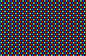 CRT Pixels, extreme close-up.