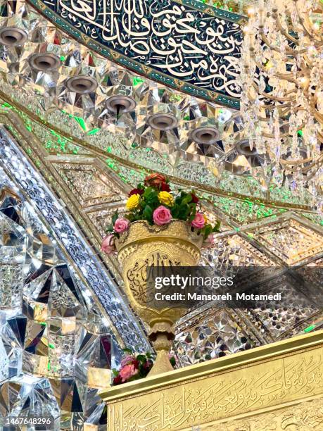 the holy shrine of imam hussein - muharram stock pictures, royalty-free photos & images