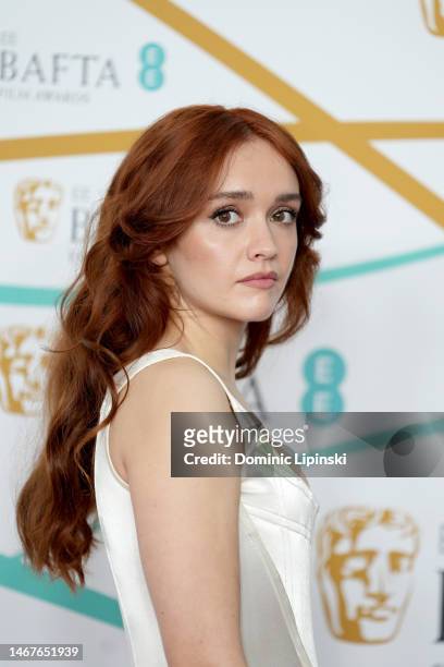 Olivia Cooke attends the EE BAFTA Film Awards 2023 at The Royal Festival Hall on February 19, 2023 in London, England.
