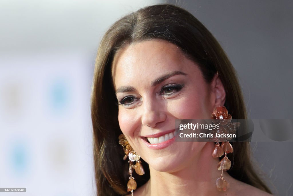 The Prince And Princess Of Wales Attend The EE BAFTA Film Awards 2023