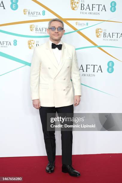 Martin Freeman attends the EE BAFTA Film Awards 2023 at The Royal Festival Hall on February 19, 2023 in London, England.